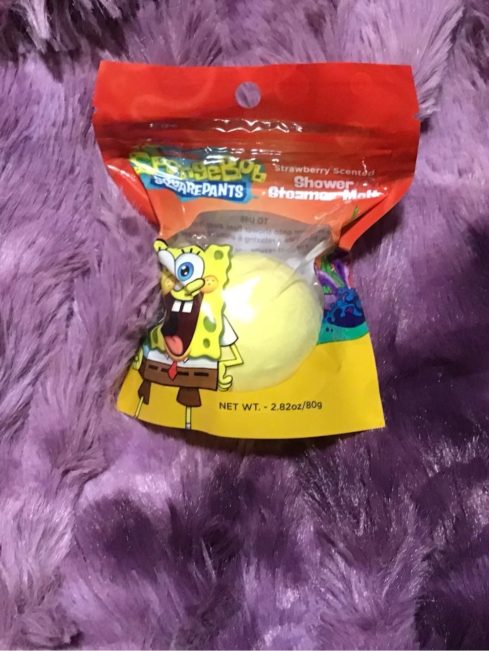 SpongeBob SquarePants Blue and Yellow Color-Twist Bath Bomb